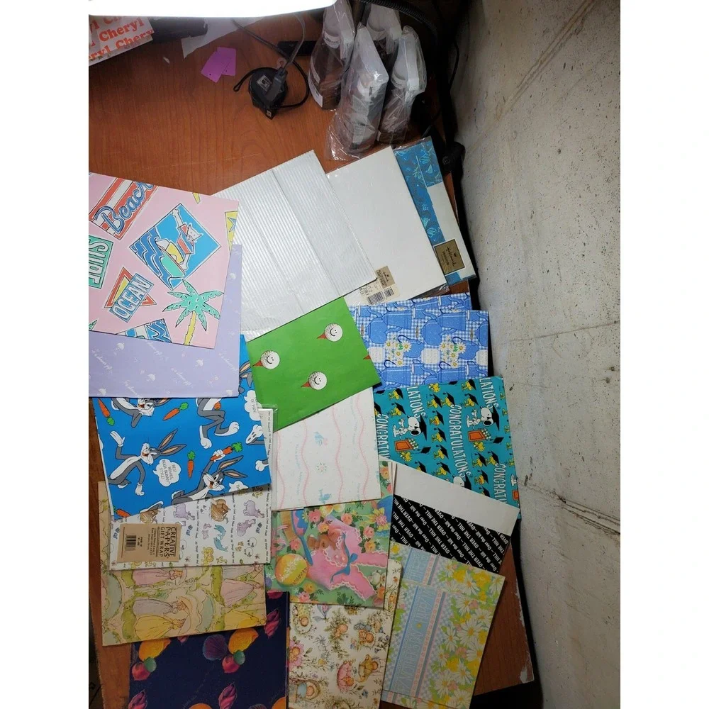 VINTAGE WRAPPING PAPER LOT All Occasions!!! GREAT DESIGNS Wedding‎ Hallmark
